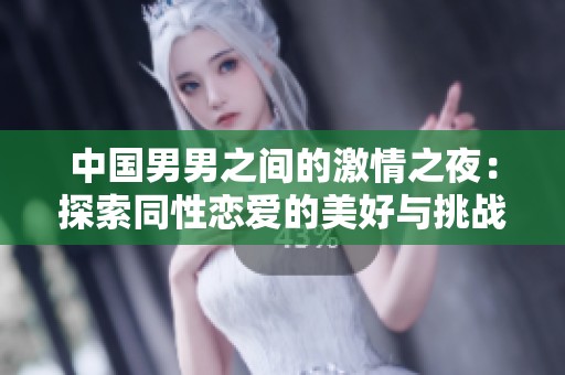 中国男男之间的激情之夜：探索同性恋爱的美好与挑战