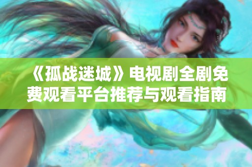 《孤战迷城》电视剧全剧免费观看平台推荐与观看指南