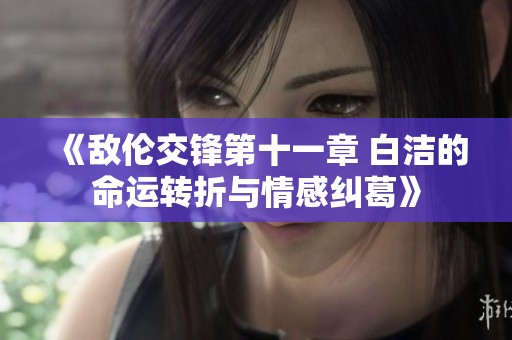 《敌伦交锋第十一章 白洁的命运转折与情感纠葛》