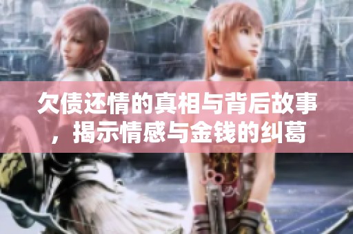 欠债还情的真相与背后故事，揭示情感与金钱的纠葛