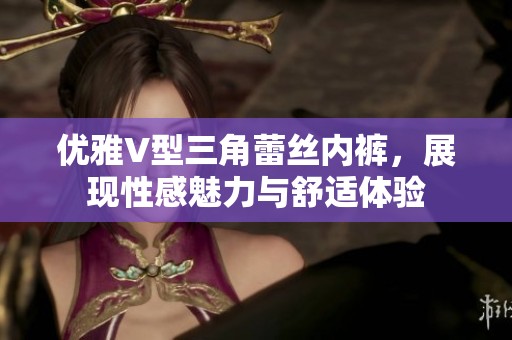 优雅V型三角蕾丝内裤，展现性感魅力与舒适体验