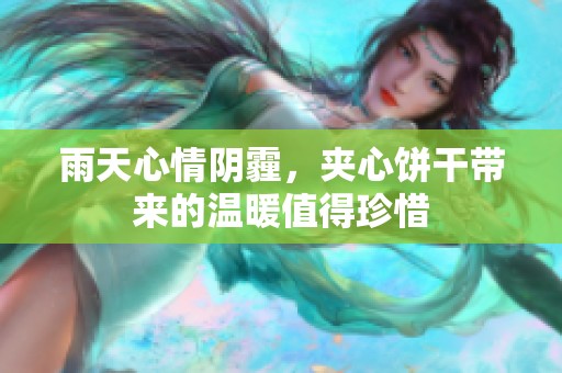 雨天心情阴霾，夹心饼干带来的温暖值得珍惜