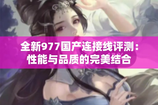 全新977国产连接线评测：性能与品质的完美结合