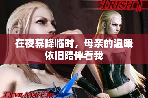 在夜幕降临时，母亲的温暖依旧陪伴着我