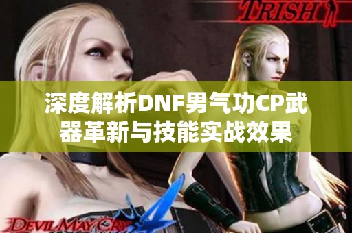 深度解析DNF男气功CP武器革新与技能实战效果