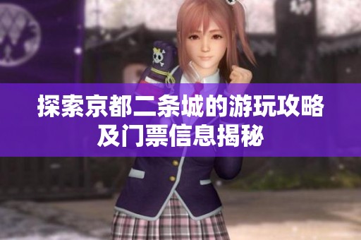 探索京都二条城的游玩攻略及门票信息揭秘