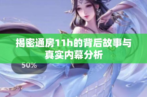 揭密通房11h的背后故事与真实内幕分析