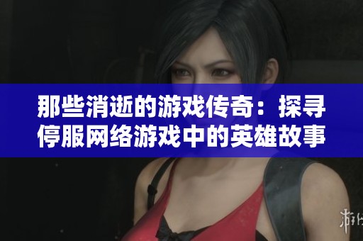 那些消逝的游戏传奇：探寻停服网络游戏中的英雄故事