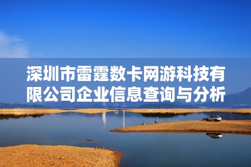 深圳市雷霆数卡网游科技有限公司企业信息查询与分析