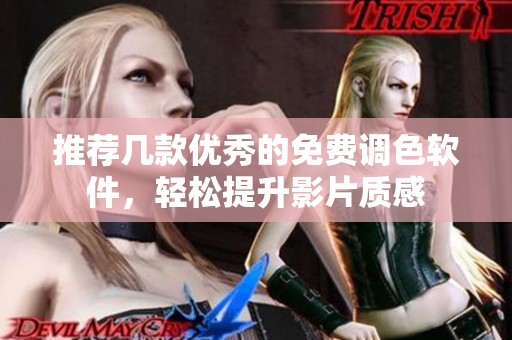 推荐几款优秀的免费调色软件，轻松提升影片质感