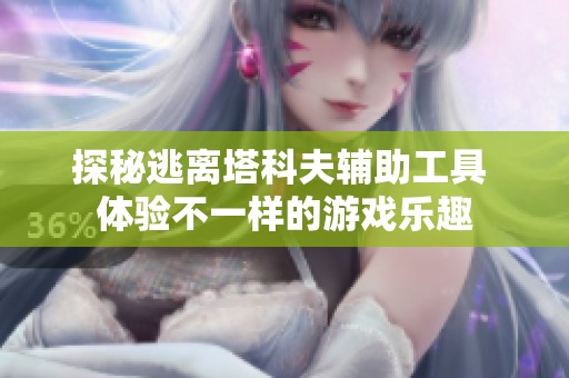 探秘逃离塔科夫辅助工具 体验不一样的游戏乐趣