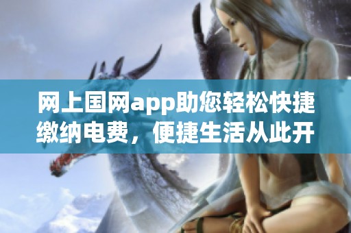 网上国网app助您轻松快捷缴纳电费，便捷生活从此开始