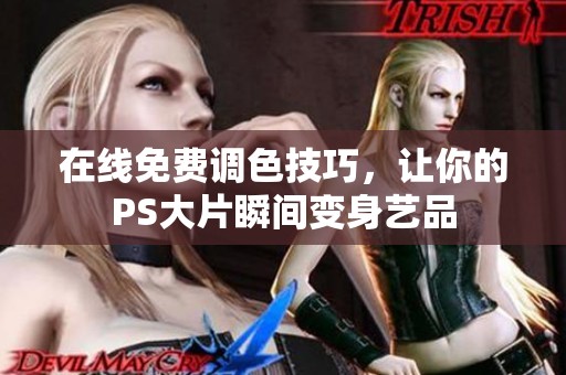 在线免费调色技巧，让你的PS大片瞬间变身艺品