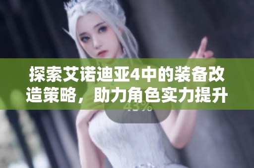 探索艾诺迪亚4中的装备改造策略，助力角色实力提升新篇章