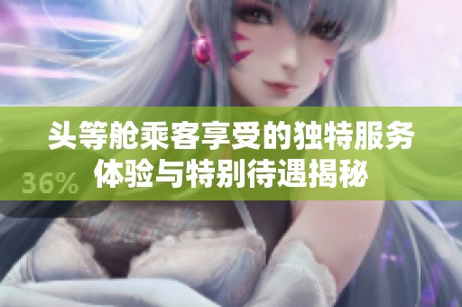 头等舱乘客享受的独特服务体验与特别待遇揭秘