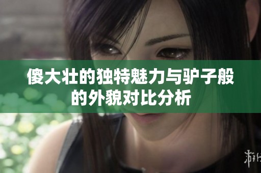 傻大壮的独特魅力与驴子般的外貌对比分析