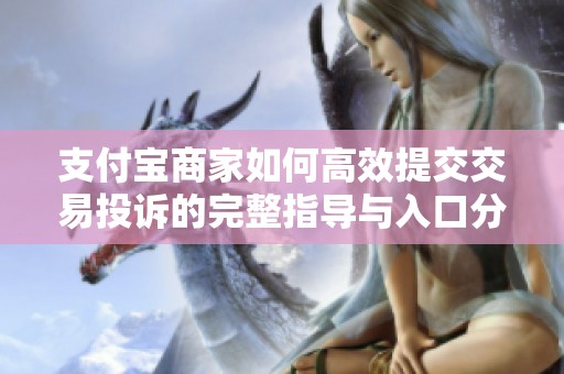支付宝商家如何高效提交交易投诉的完整指导与入口分享