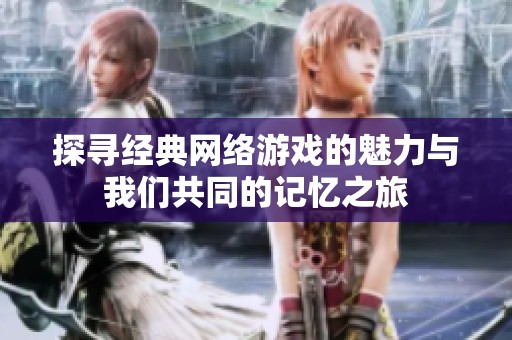 探寻经典网络游戏的魅力与我们共同的记忆之旅