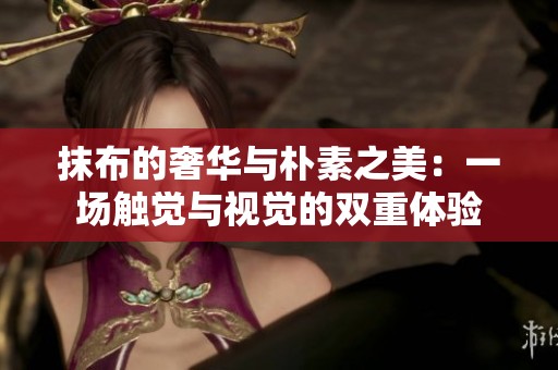 抹布的奢华与朴素之美：一场触觉与视觉的双重体验