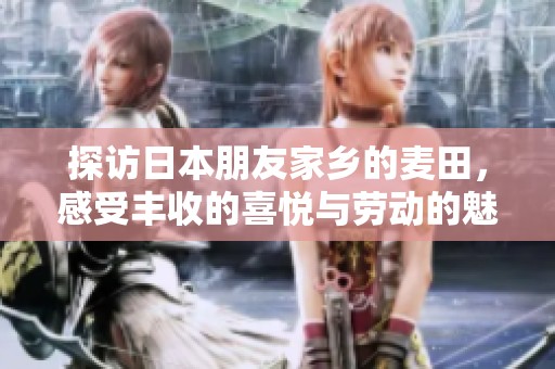 探访日本朋友家乡的麦田，感受丰收的喜悦与劳动的魅力