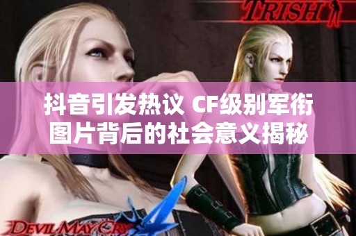 抖音引发热议 CF级别军衔图片背后的社会意义揭秘